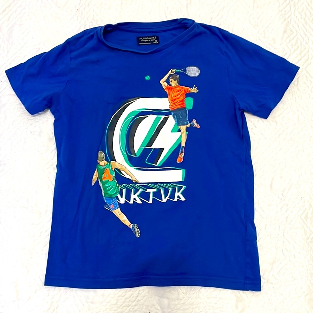Blue Graphic Kids T-Shirt